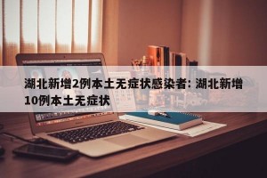 湖北新增2例本土无症状感染者: 湖北新增10例本土无症状